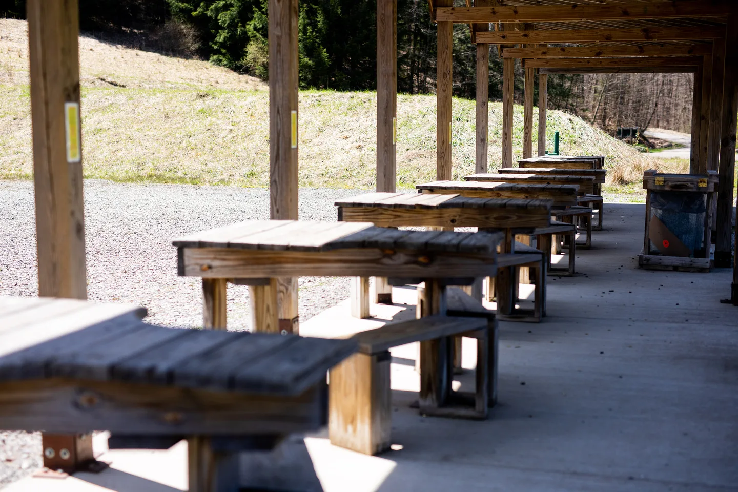 Outdoor gun range at Schaefer Defense