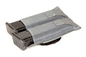 Blue Force Gear Belt Mounted Ten-Speed Double Pistol Mag Pouch in Wolf Gray