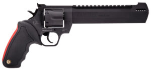 Taurus 2-440081RH Raging Hunter 44 Rem Mag 6rd 8.37" Black Stainless Steel Barrel Matte Black Oxide Steel Frame & Cylinder Black Rubber with Integrated Red Cushion Insert Grip