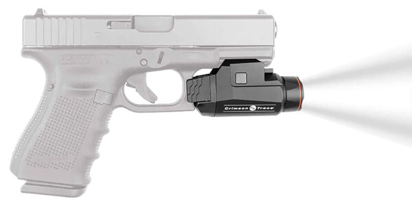Crimson Trace 0182401 Rail Master 110/420 Lumens, White CREE XPL LED Bulb, Picatinny Rail Mount