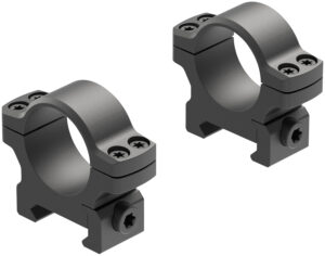 Leupold BackCountry Cross-Slot 1in Low Matte scope rings, 7075-T6 aluminum, Weaver/Picatinny compatible