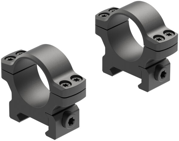 Leupold BackCountry Cross-Slot 1in Low Matte scope rings, 7075-T6 aluminum, Weaver/Picatinny compatible
