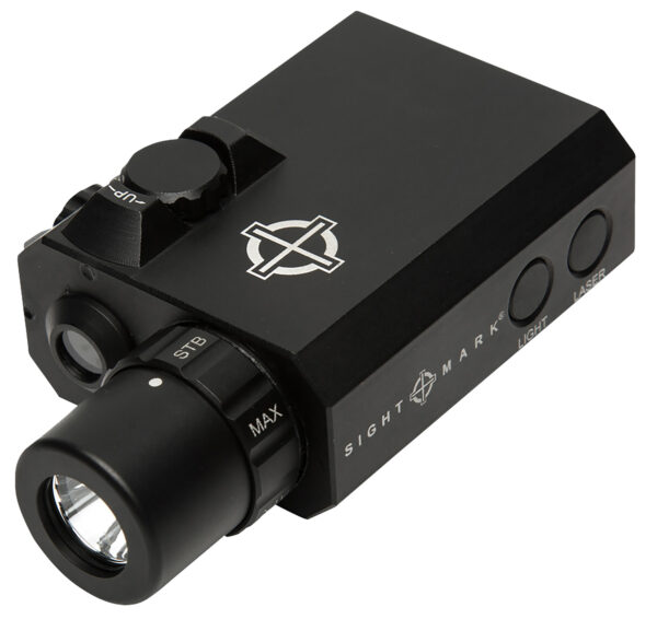 Sightmark SM25012 LoPro Mini Combo Flashlight and Green Laser Sight Matte Black 300 Lumens White LED
