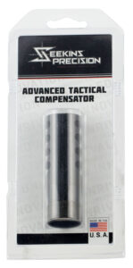 Seekins Precision 0011510035 ATC Muzzle Brake Black Melonite 416R Stainless Steel with 1/2"-28 tpi Threads for 223 Rem, 5.56x45mm NATO AR-15