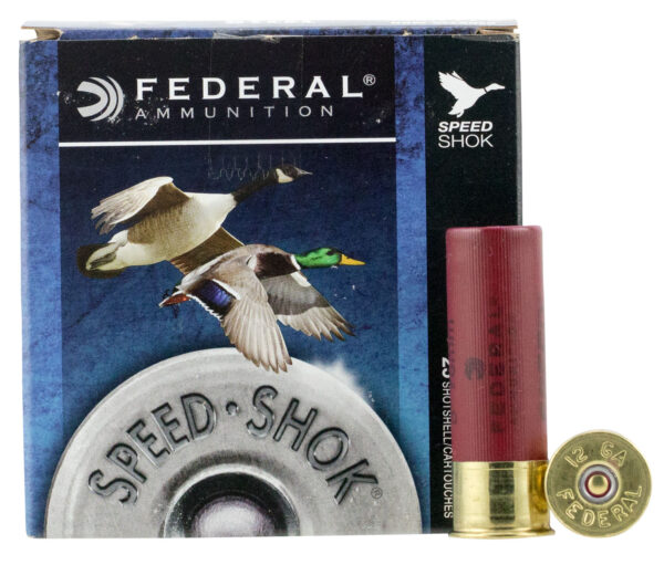 Federal Speed-Shok 12 Gauge 3-inch 1 1/4 oz #2 Shot, 25-Round Box