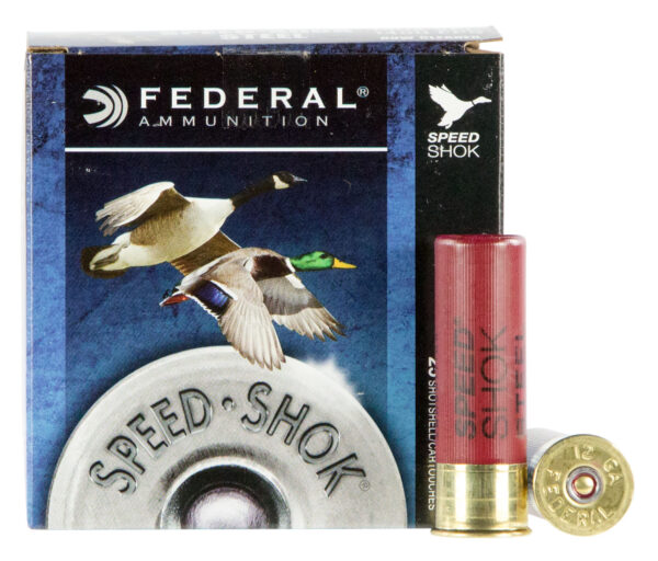 Federal Speed-Shok 12 Gauge 3-inch 1 1/4 oz #4 Shot, 25-Round Box