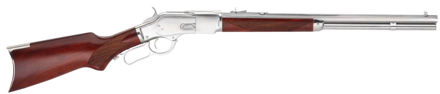 Taylor's & Company 1873 Rifle, .45 Colt, 20-Inch Barrel, Silver, Pistol Grip
