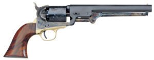 Taylors and Company 550779 1851 Navy Break Open 36 Cal Striker Fire 7.50" 6rd Blued Frame Blued Barrel & Cylinder Walnut Grip