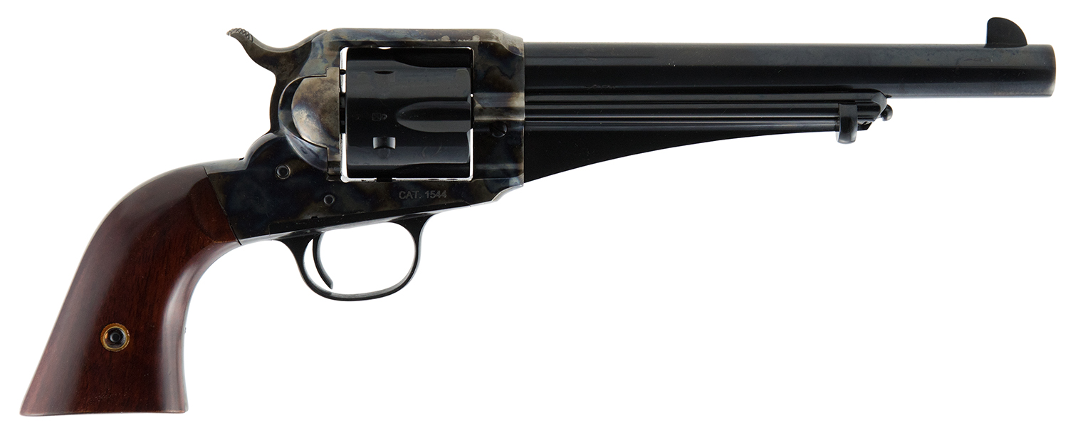 Cimarron 1875 Outlaw Revolver, .45 Colt, 7.5-Inch Barrel, Blued/Case Hardened