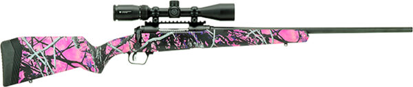 Savage Arms 57336 110 Apex Hunter XP 243 Win 4+1 22", Matte Black Metal, Muddy Girl Synthetic Stock, Vortex Crossfire II 3-9x40mm Scope