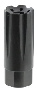 TacFire MZ10209MM Linear Compensator Black Nitride Steel with 1/2"-36 tpi Threads, 2.26" OAL, 0.87" Diameter & Forward Style for 9mm Luger AR-Platform