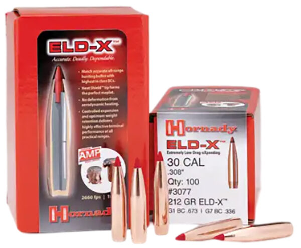 Hornady ELD Match 30 Cal 208gr Bullets