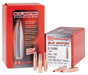 Hornady 33381 ELD Match 338 Cal .338 285 gr Extremely Low Drag Match 50 Per Box/ 15 Case
