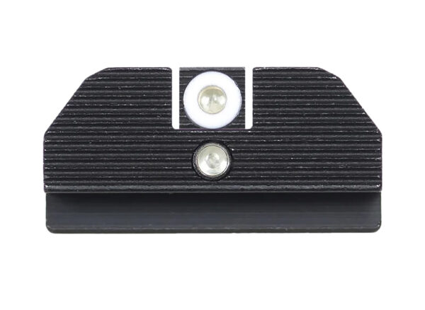 Night Fision GLK001015WGZ Student Of The Gun Accur8 For Glock Green Tritium White Outline Front Sight-Green Tritium Black Ring Rear Sight Glock 17/17L/19