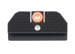 Night Fision GLK001015OGZ Student Of The Gun Accur8 For Glock Green Tritium Orange Outline Front Sight-Green Tritium Black Outline Rear Sight Glock 17/17L/19