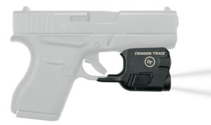 Crimson Trace 0182901 Lightguard Polymer Compatible w/Glock 42/43/43X/48, 110 Lumens White LED, Trigger Guard Mount