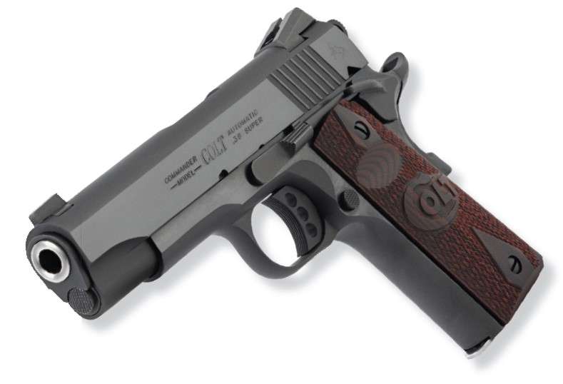 Colt Combat Commander Pistol, .38 Super, 4.25-Inch, Blued