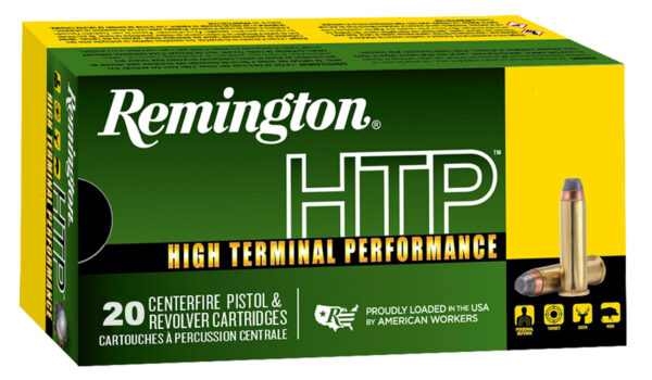 Remington Ammunition 22303 HTP 38Special+P 125gr Semi Jacketed Hollow Point 20 Per Box/25 Case