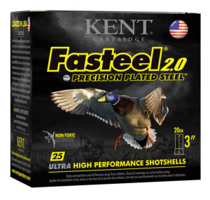 Kent Cartridge K203FS243 Fasteel 2.0 20 Gauge 3" 7/8 oz 3 Shot 25 Per Box/ 10 Case