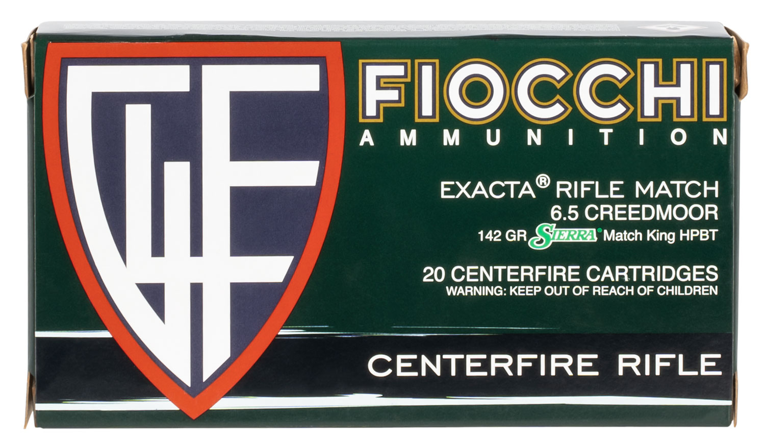 109297.jpg Fiocchi 65CMMKC Hyperformance Compete 6.5Creedmoor 142gr Sierra MatchKing BTHP 20 Per Box/10 Case