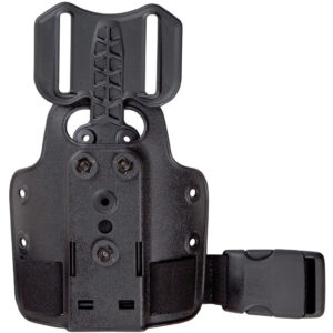 Safariland 6004 Single Strap Leg Shroud, Black, with Drop Flex Adaptor
