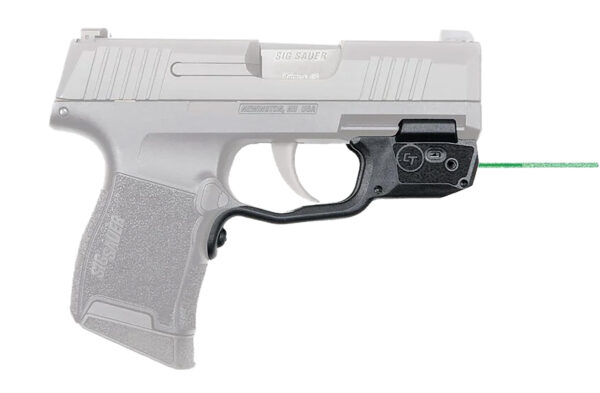 Crimson Trace 0181601 Laserguard Fits Sig P365/P365XL/P365SAS, Green Laser Black Polymer Trigger Guard Mount
