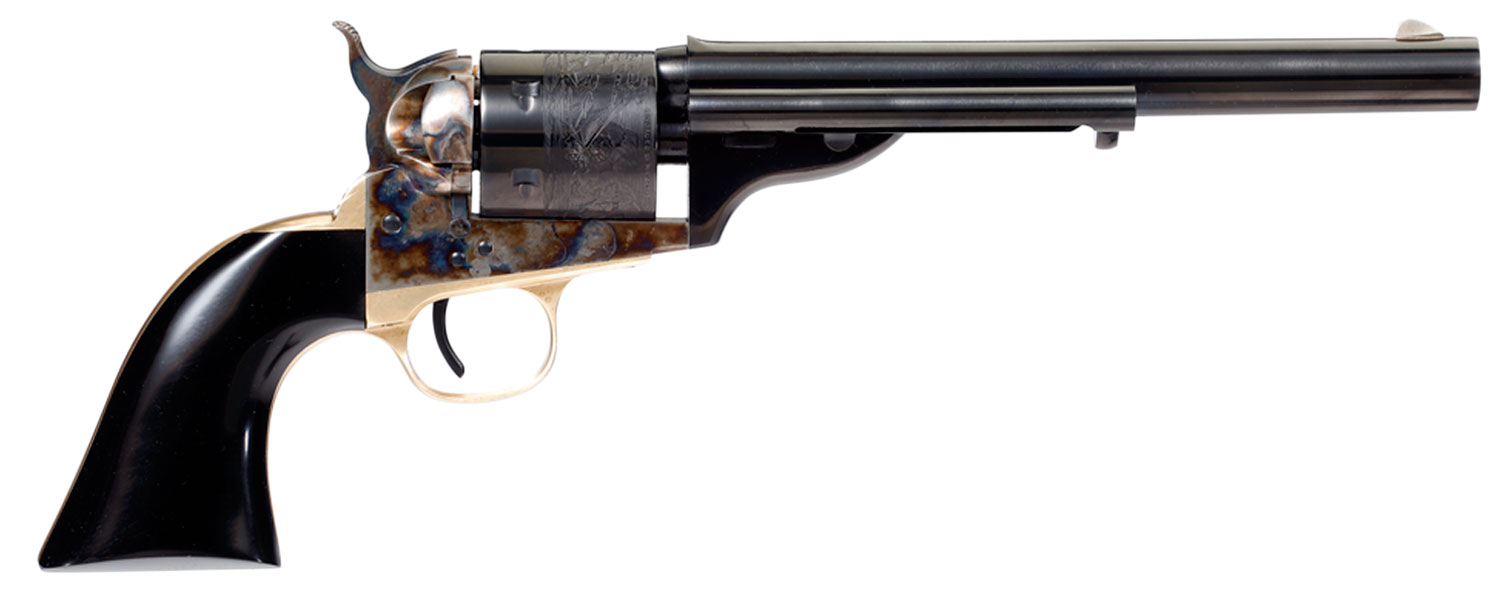 Taylor's & Company Cavalier Open-Top Revolver, .38 Special, 7.5-Inch, Blued, 6-Shot