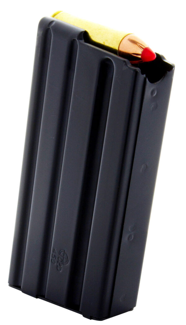 DuraMag 5X45041175CPD SS 5rd 450 Bushmaster for AR-15 Black w/ Black Follower Detachable