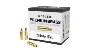 Nosler 24 Nosler Unprimed Rifle Brass, 100-Count
