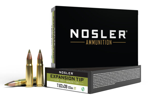 Nosler 40040 E-Tip 7.62x39mm 123gr E Tip Boat Tail 20 Per Box/10 Case