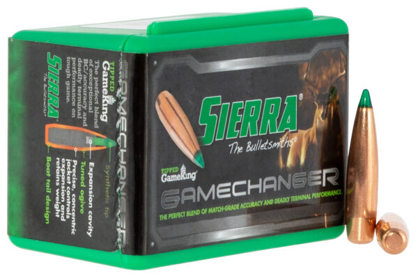 Sierra Tipped GameKing Bullets, 6mm (.243) 90 gr