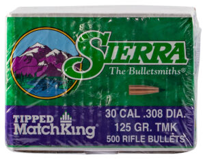 Sierra Tipped MatchKing Bullets, .30 Caliber, 125 gr, 500