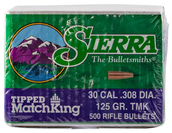 Sierra Tipped MatchKing Bullets, .30 Caliber, 125 gr, 500