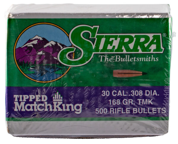 Sierra Tipped MatchKing Bullets, .30 Caliber, 168 gr, 500