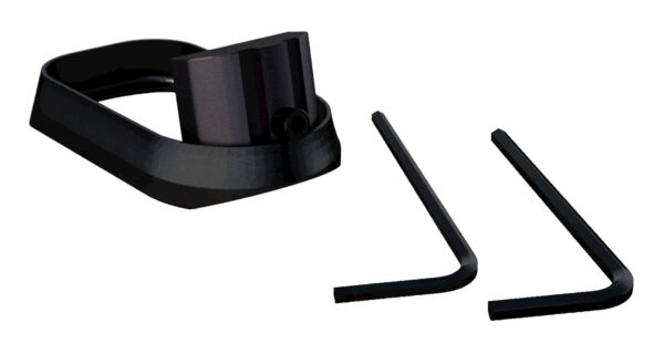 Rival Arms RA70G211A Two Piece Magwell made of Aluminum with Anodized Black Finish for Glock 19 Gen4