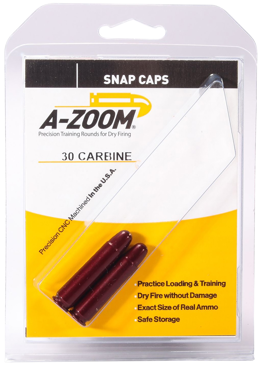 A-Zoom .30 Carbine Rifle Snap Caps, 2-Pack