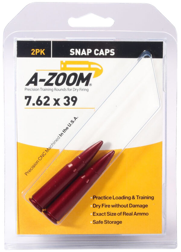 A-Zoom 7.62x39mm Rifle Snap Caps, 2-Pack