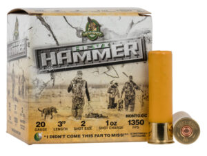 HEVI-Shot HS29002 HEVI-Hammer 20Gauge 3" 1oz 2Shot 25 Per Box/10 Case