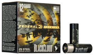 Federal PWBX142BB Black Cloud FS 12Gauge 3" 1 1/4oz BBShot 25 Per Box/10 Case