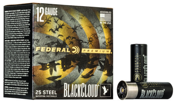 Federal PWBX142BB Black Cloud FS 12Gauge 3" 1 1/4oz BBShot 25 Per Box/10 Case