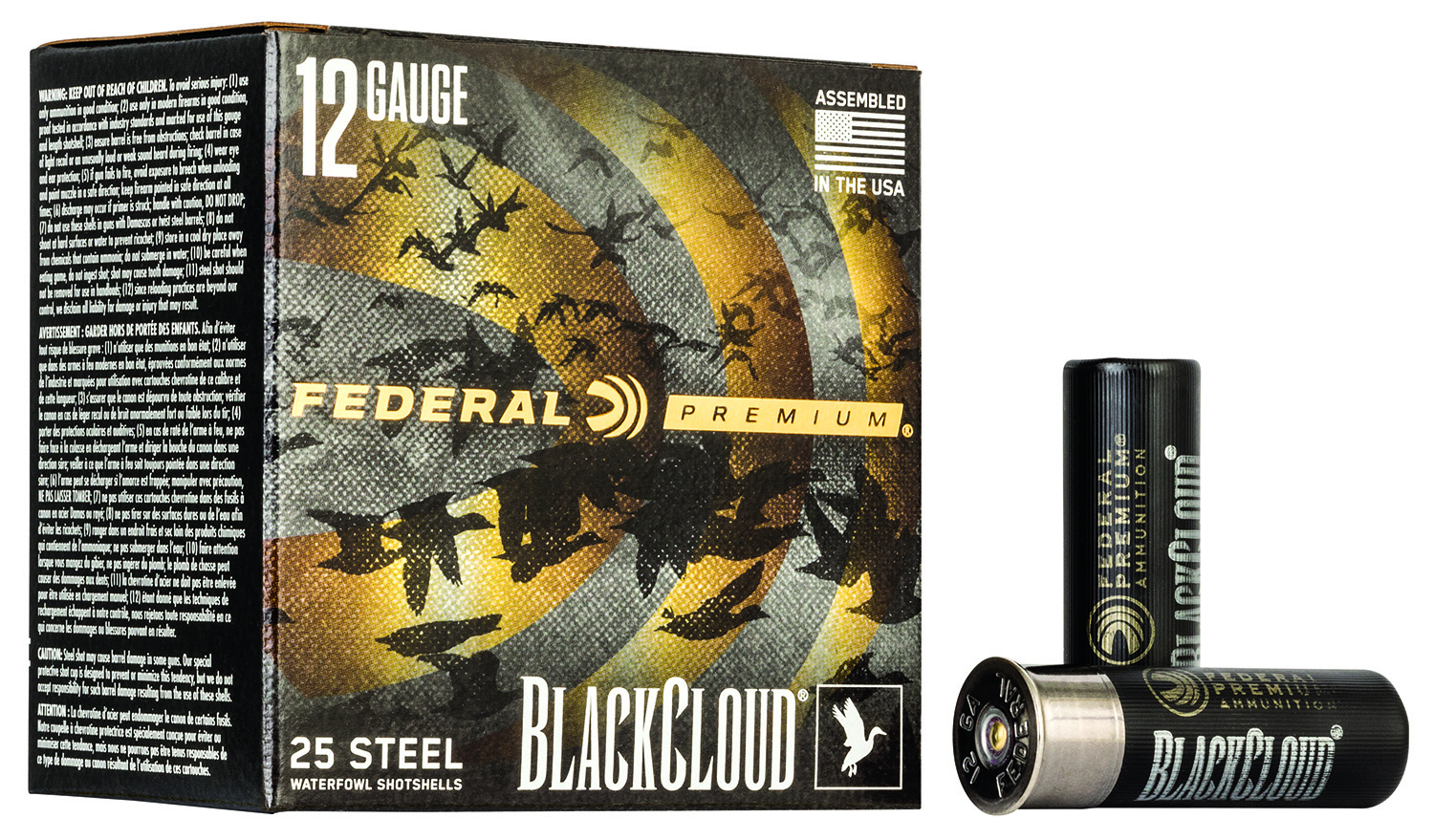 116522.jpg Federal PWBX1422 Black Cloud FS 12Gauge 3" 1 1/4oz 2Shot 25 Per Box/10 Case