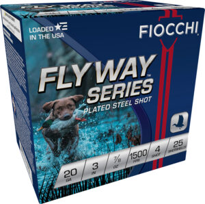Fiocchi 203ST4 Flyway 20Gauge 3" 7/8oz 4Shot 25 Per Box/10 Case