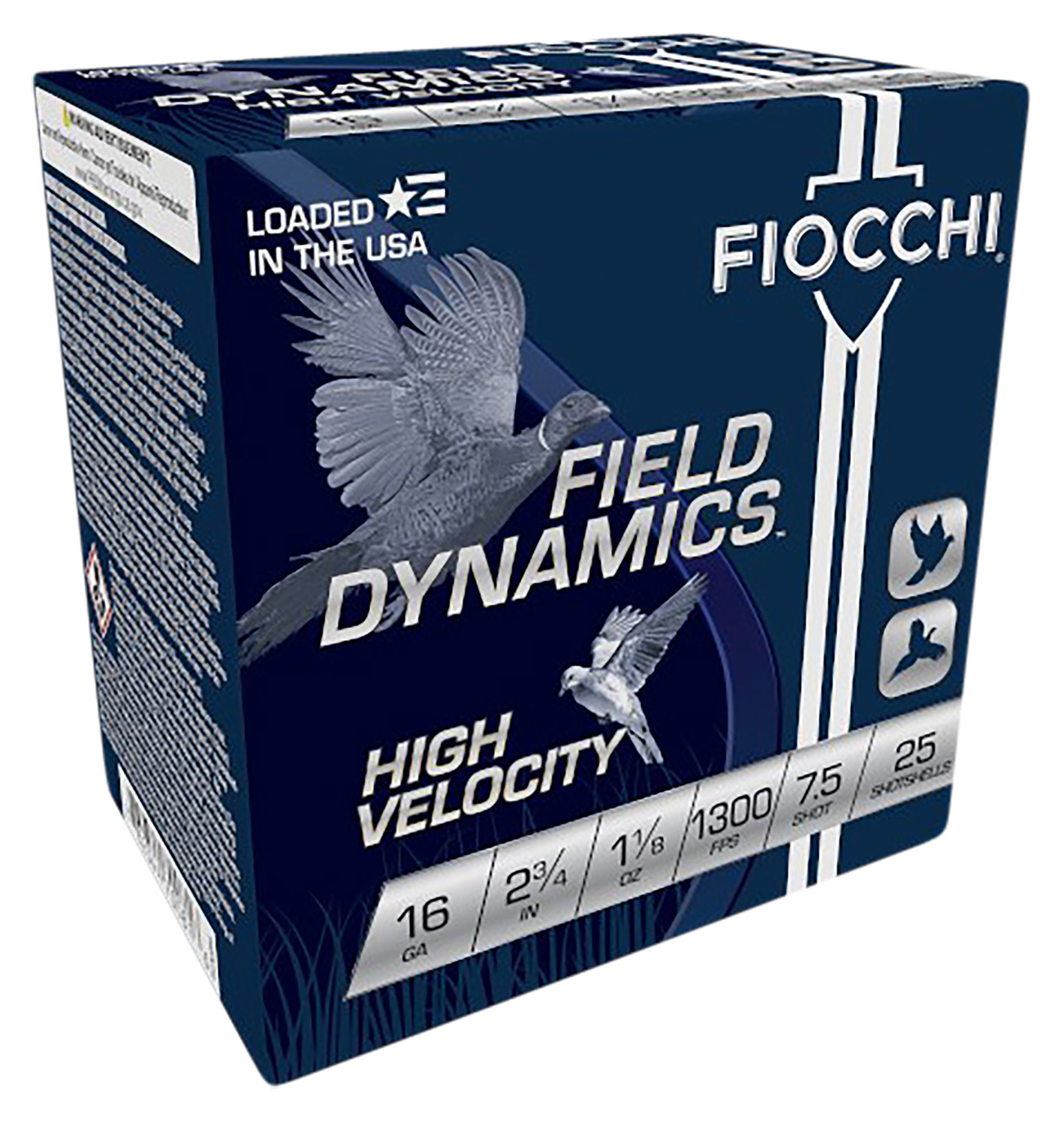 Fiocchi Field Dynamics 16 Gauge 2-3/4-inch #7.5 Shot, 25-Round Box