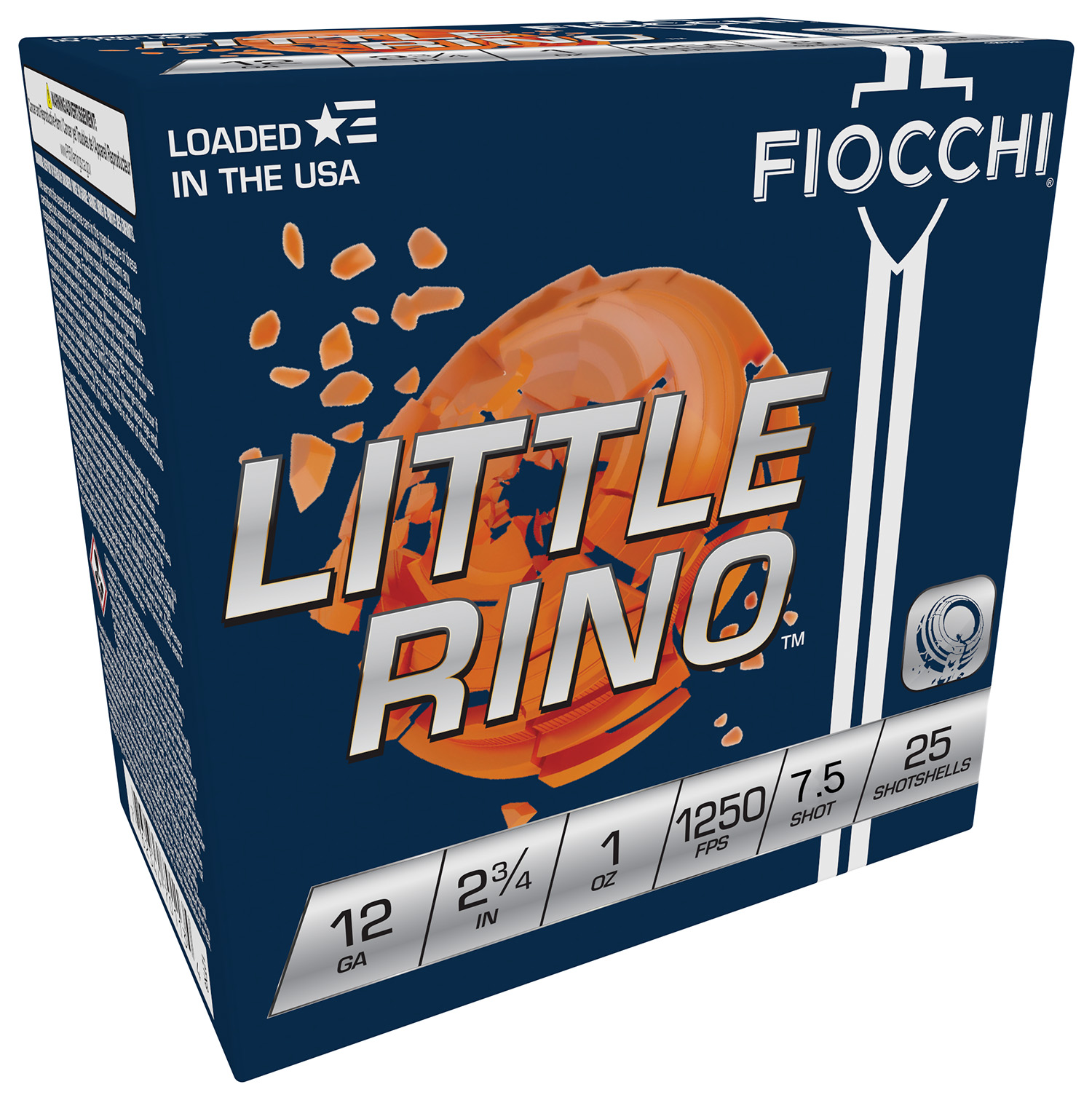 Fiocchi Exacta Target Little Rino 12 Gauge 2.75-inch #7.5 Shot Shells