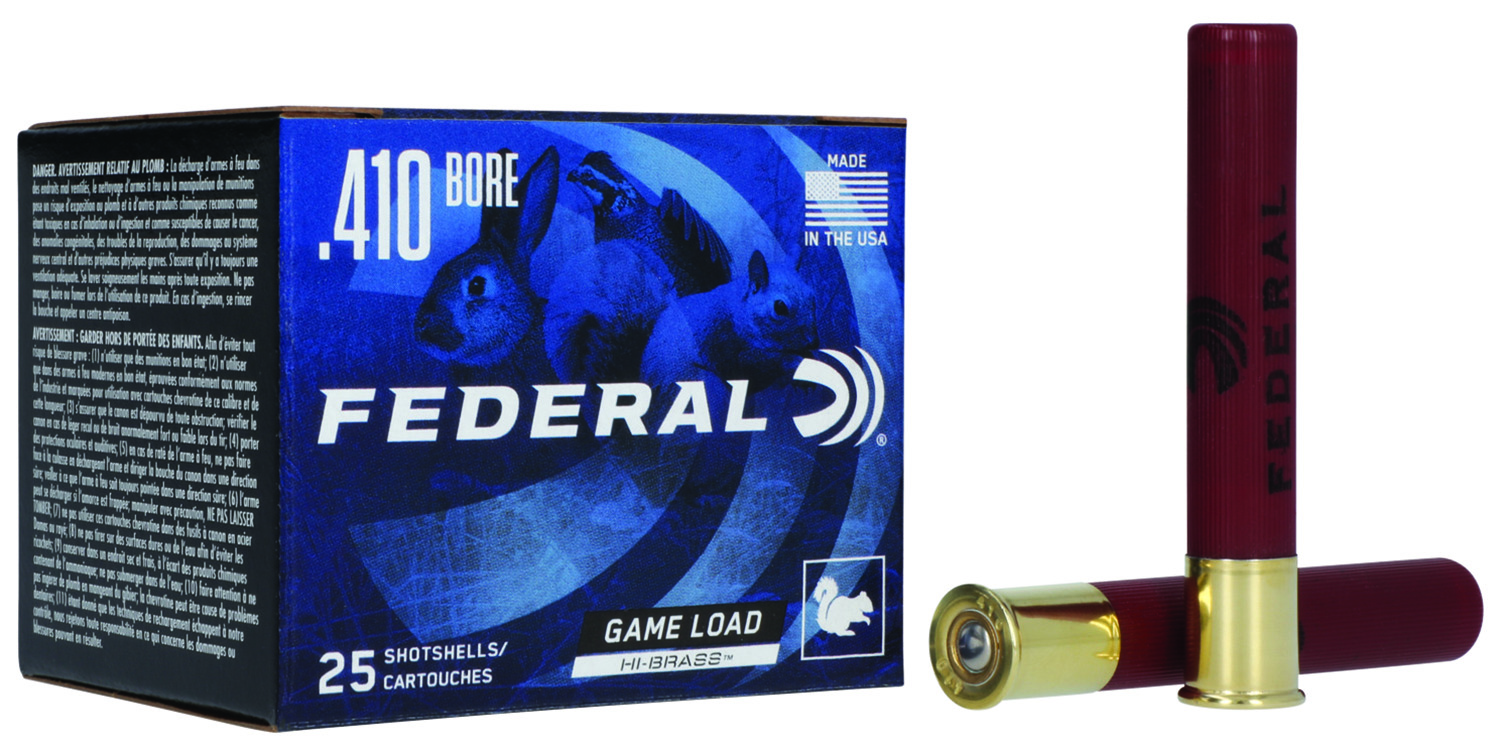 117014 2.jpg Federal H4135 Game-Shok High Brass 410Gauge 3" 11/16oz 5Shot 25 Per Box/10 Case