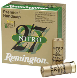 Remington Premier Nitro 27 Handicap 12 Gauge #7.5 Shotshells, 25-Round Box