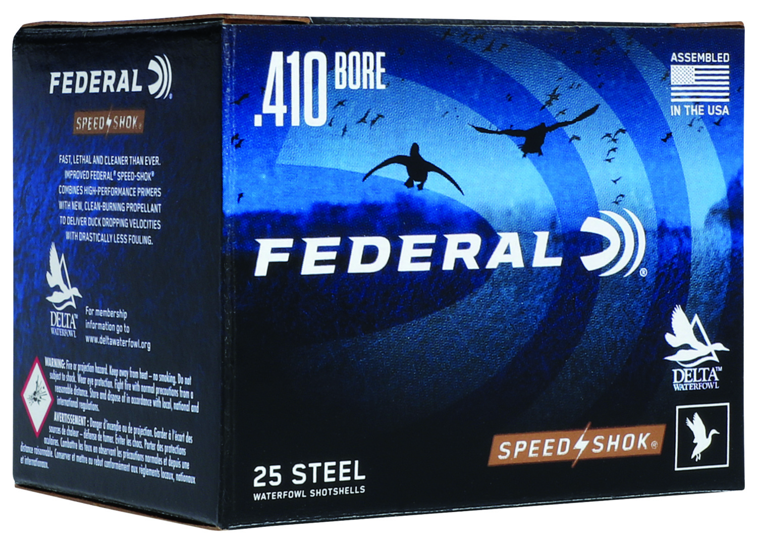 117518.jpg Federal WF4136 Speed-Shok 410Gauge 3" 3/8oz 6Shot 25 Per Box/10 Case