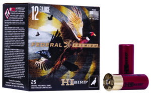 Federal HVF128 Premium Hi-Bird 12Gauge 2.75" 1 1/8oz 8Shot 25 Per Box/10 Case