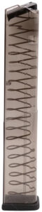 ETS Group GLK2030 Pistol Mags 30rd Extended 10mm Auto Compatible w/Glock 20/29/40 Clear Polymer