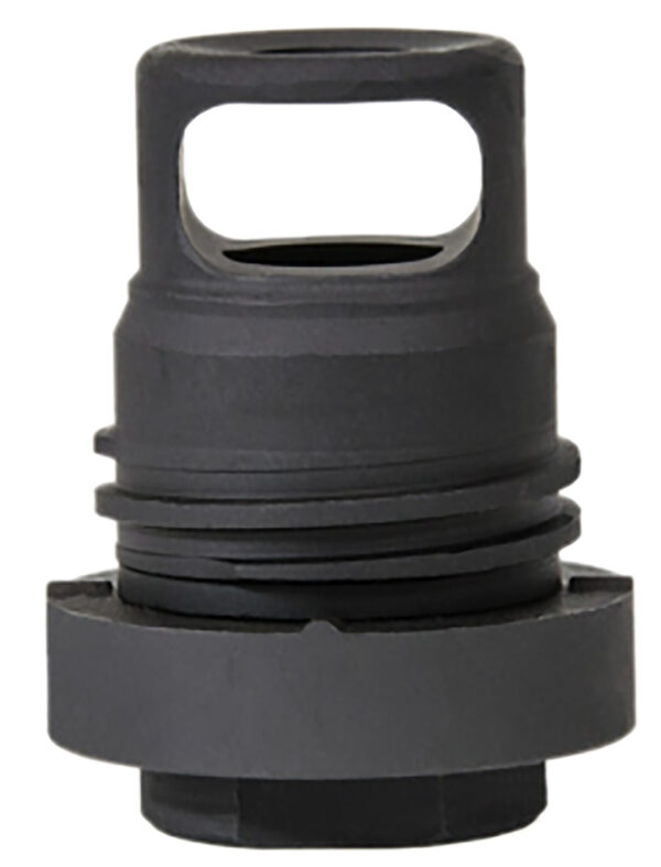 Yankee Hill 3102-1MB-24A Mini Phantom Q.D. Muzzle Brake Black Melonite Steel with 5/8"-24 tpi Threads & 1.60" OAL for 30 Cal AR-Platform